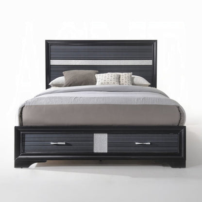 ACME Furniture - Naima Queen Bed w/Storage - 25900Q view 2