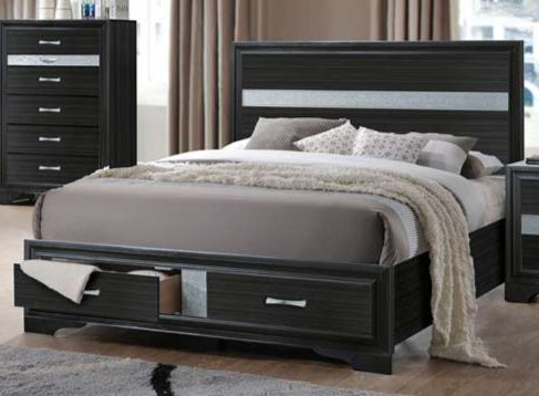 ACME Furniture - Naima Queen Bed w/Storage - 25900Q veiw 1