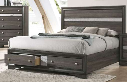 ACME Furniture - Naima Queen Bed w/Storage - 25970Q veiw 1
