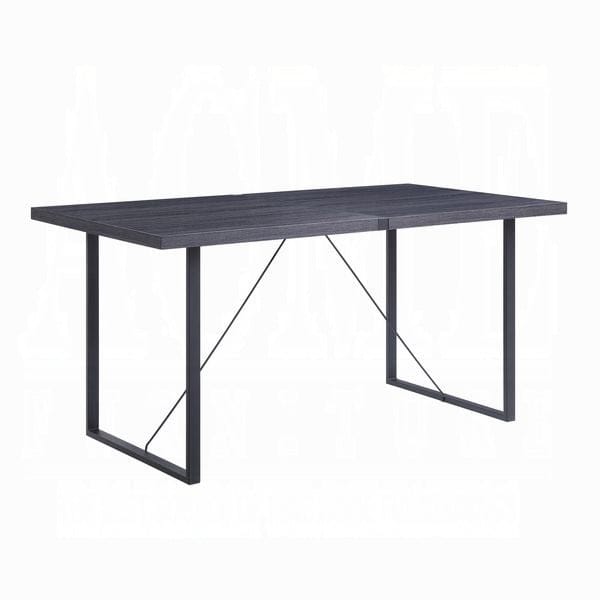 ACME Furniture - Nakula Dining Table - Gray Oak & Black - DN00447 veiw 1