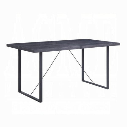 ACME Furniture - Nakula Dining Table - Gray Oak & Black - DN00447 veiw 1