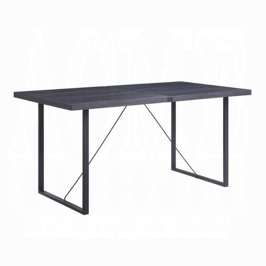 ACME Furniture - Nakula Dining Table - Gray Oak & Black - DN00447 veiw 1