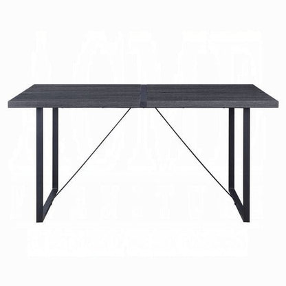 ACME Furniture - Nakula Dining Table - Gray Oak & Black - DN00447 veiw 2