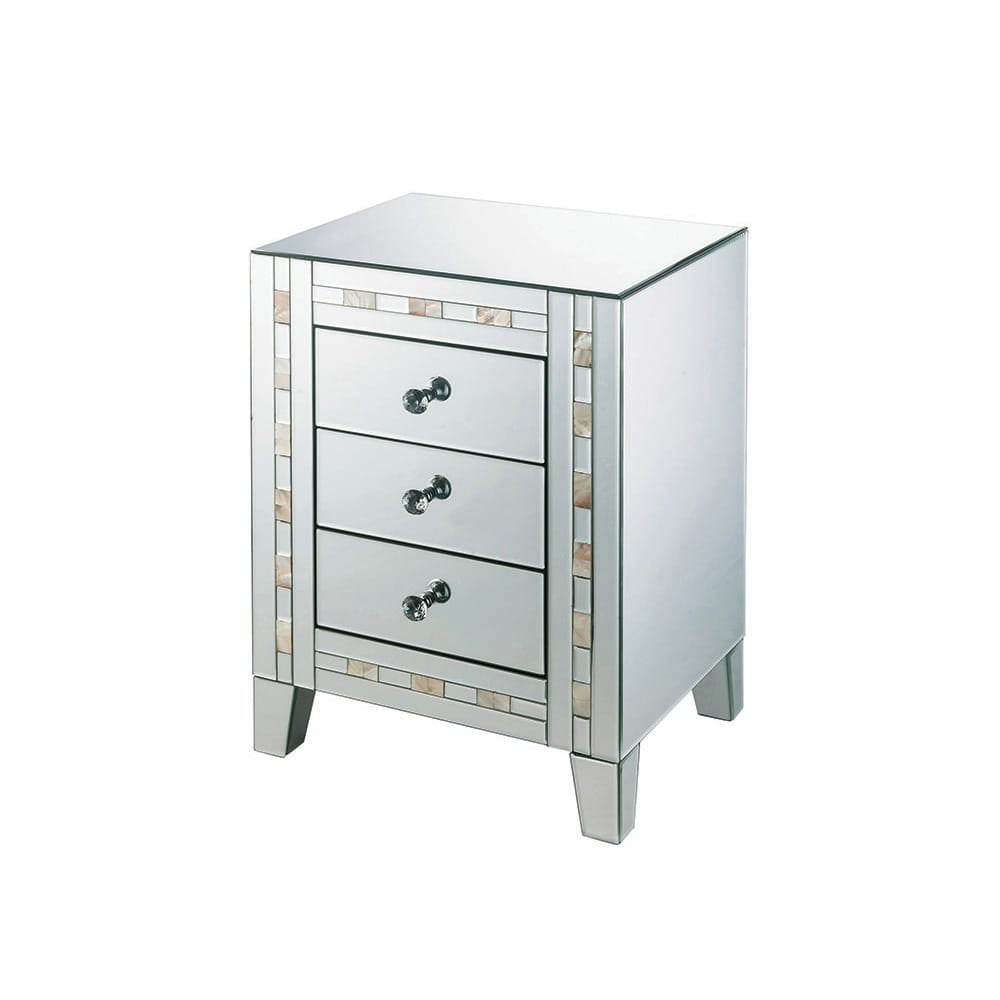 ACME Furniture - Nasa - Accent Table - Mirrored & Mother Pearl - 97676 view 1