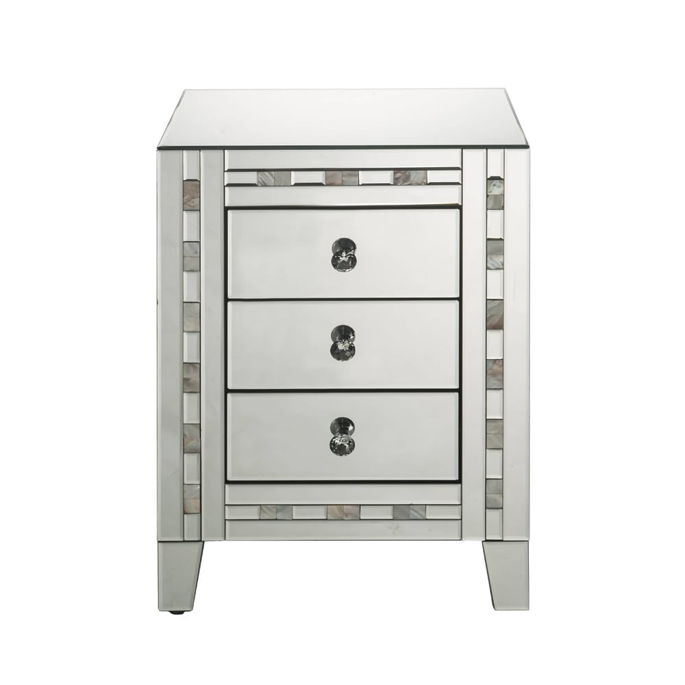 ACME Furniture - Nasa - Accent Table - Mirrored & Mother Pearl - 97676 view 2