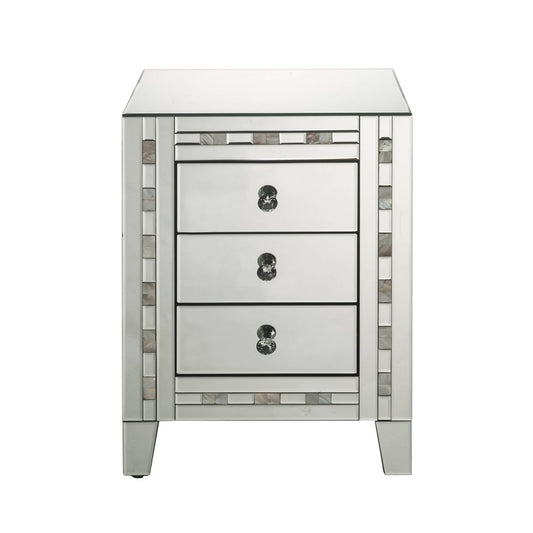 ACME Furniture - Nasa - Accent Table - Mirrored & Mother Pearl - 97676 view 2