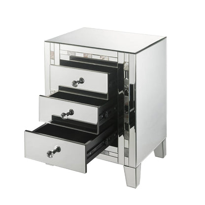 ACME Furniture - Nasa - Accent Table - Mirrored & Mother Pearl - 97676 view 3