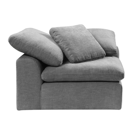 ACME Furniture - Naveen - Modular - Wedge w/Pillow - Gray Linen - LV55141 view 1