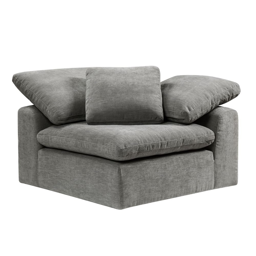 ACME Furniture - Naveen - Modular - Wedge w/Pillow - Gray Linen - LV55141 view 2