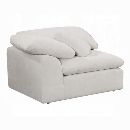 ACME Furniture - Naveen - Modular - Wedge w/Pillow - Ivory Linen - LV55131 view 1