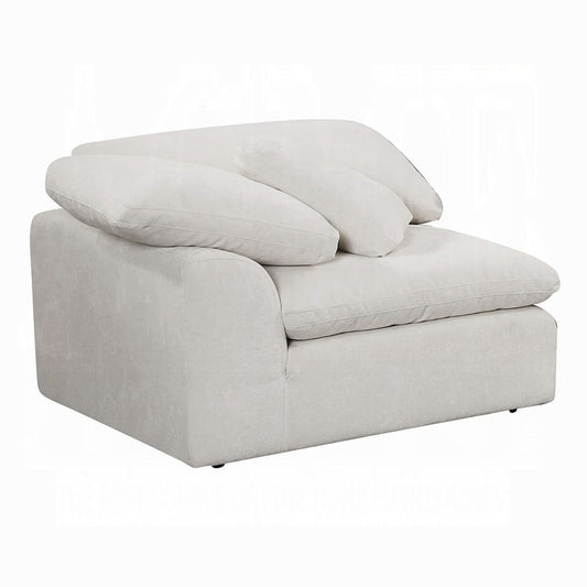 ACME Furniture - Naveen - Modular - Wedge w/Pillow - Ivory Linen - LV55131 view 1