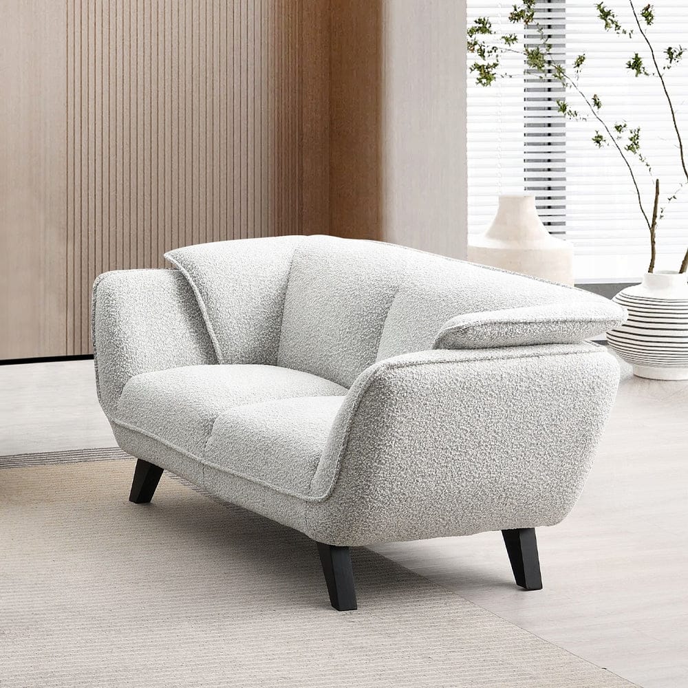 ACME Furniture - Nayeli Loveseat - Light Gray Boucle - LV04201 view 5