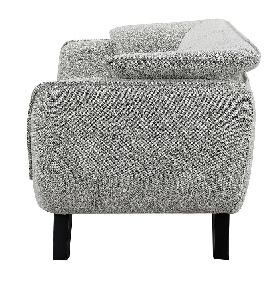 ACME Furniture - Nayeli Loveseat - Light Gray Boucle - LV04201 veiw 3