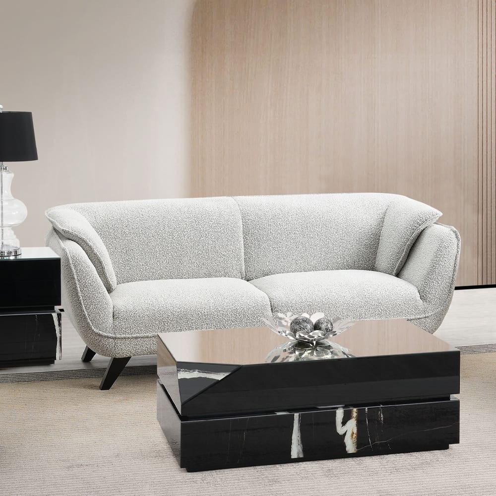 ACME Furniture - Nayeli Sofa - Light Gray Boucle - LV04200 view 6
