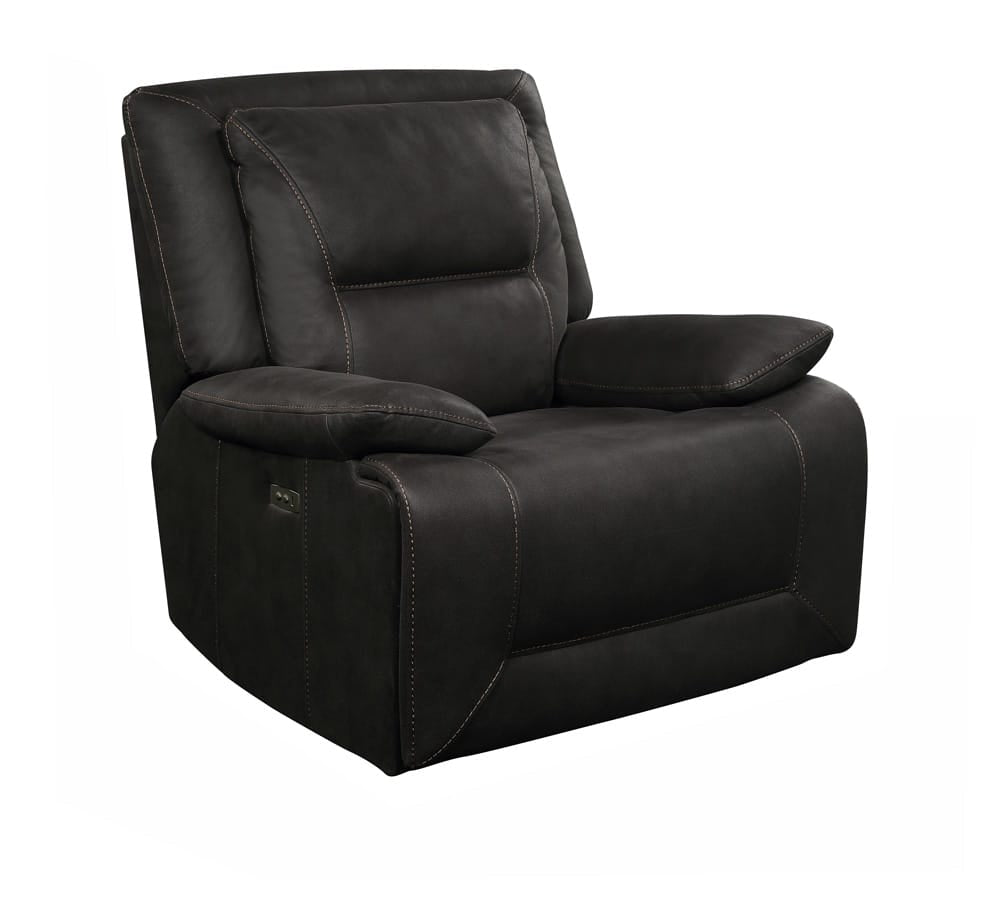 ACME Furniture - Neely - Glider Power Motion Recliner - Charcoal Fabric - 59456 view 1