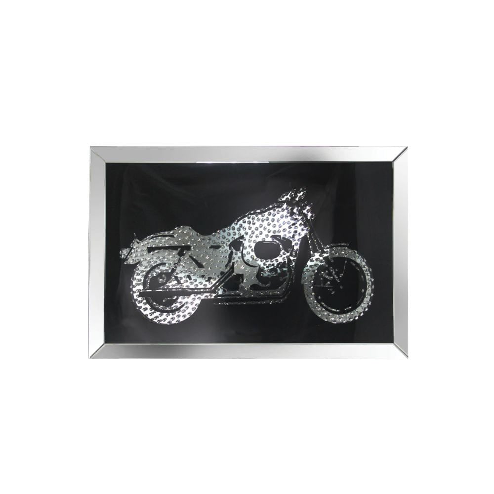 ACME Furniture - Nevina - Wall Art - Mirrored & Faux Crystal Bike - 97317 view 1