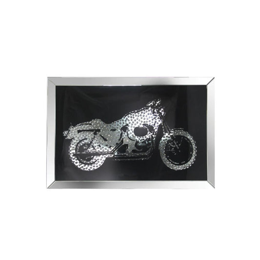 ACME Furniture - Nevina - Wall Art - Mirrored & Faux Crystal Bike - 97317 view 1