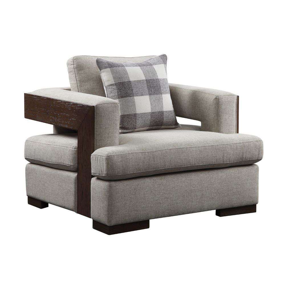 ACME Furniture - Niamey Chair (w/1 Pillow) - 54852 veiw 1