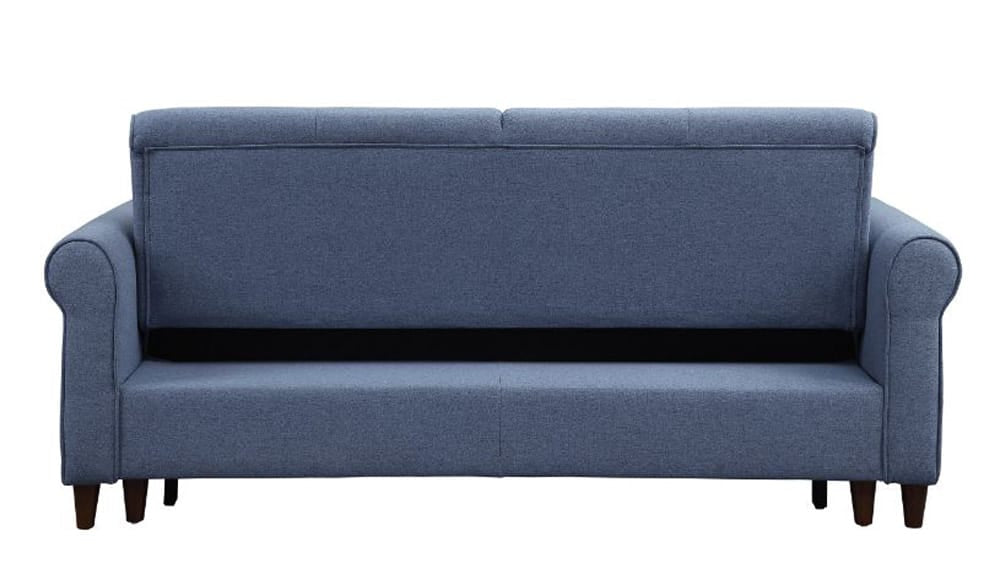 ACME Furniture - Nichelle - Sofa w/Sleeper - Blue Fabric - 55565 view 4
