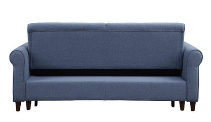 ACME Furniture - Nichelle - Sofa w/Sleeper - Blue Fabric - 55565 view 4