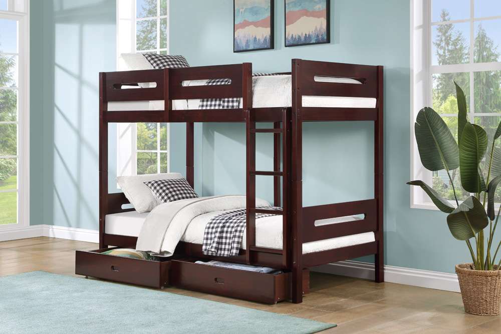 ACME Furniture - Nissa Twin/Twin Bunk Bed - Espresso - BD01911 veiw 1