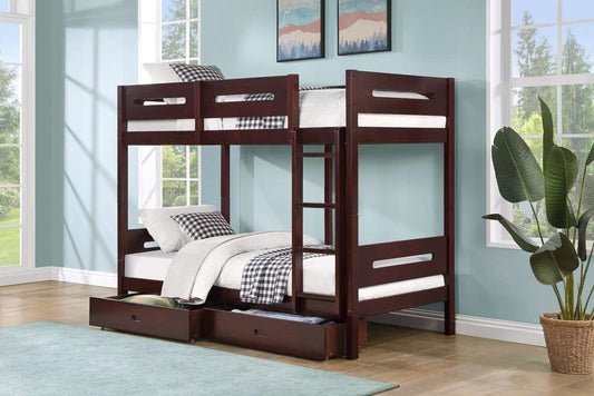ACME Furniture - Nissa Twin/Twin Bunk Bed - Espresso - BD01911 veiw 1