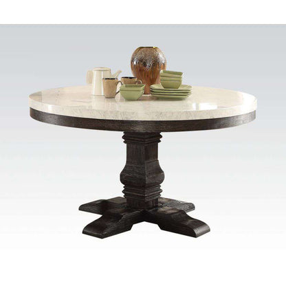 ACME Furniture - Nolan Dining Table w/Pedestal - 72845 view 2