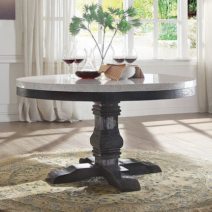 ACME Furniture - Nolan Dining Table w/Pedestal - 72845 view 3
