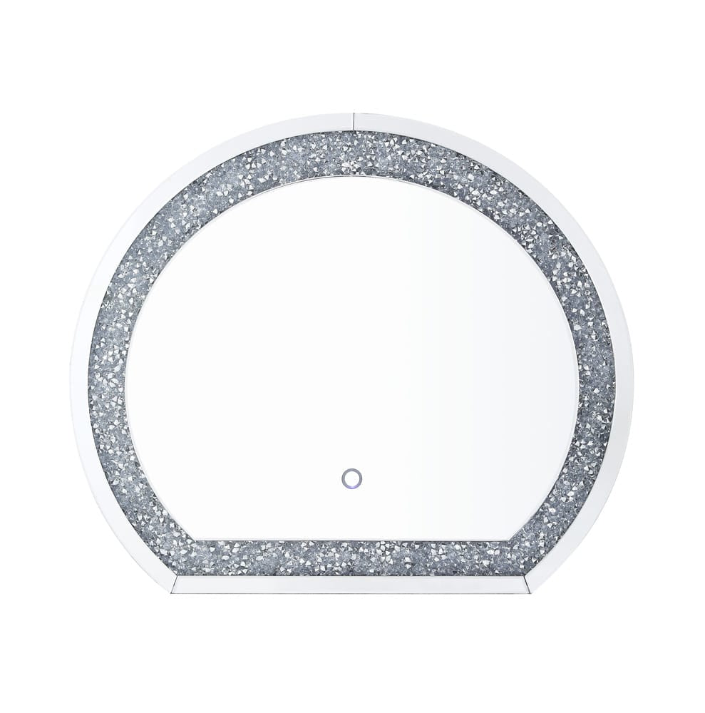 ACME Furniture - Noralie - Accent Mirror - LED, Mirrored & Faux Diamonds - 97804 view 1