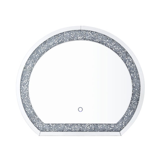 ACME Furniture - Noralie - Accent Mirror - LED, Mirrored & Faux Diamonds - 97804 view 1