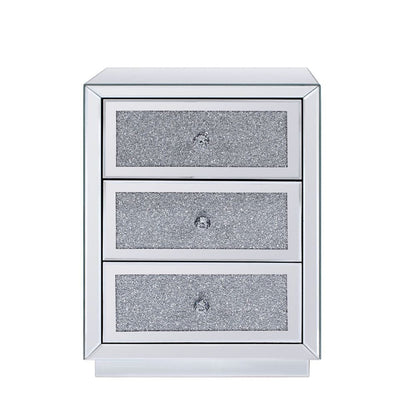 ACME Furniture - Noralie - Accent Table - Mirrored & Faux Diamonds - 97580 view 2
