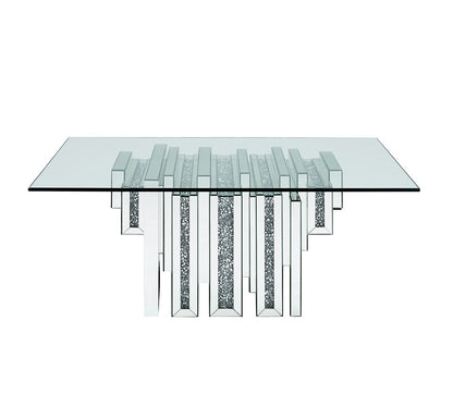 ACME Furniture - Noralie Coffee Table - Mirrored & Faux Diamonds - 88000 veiw 2