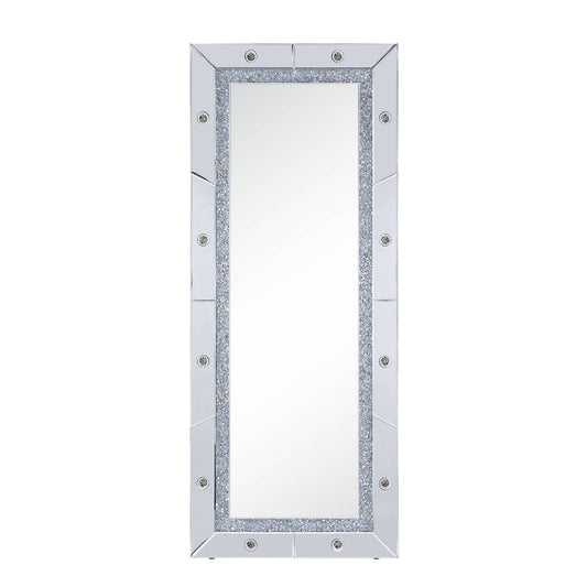 ACME Furniture - Noralie - Floor Mirror - Mirrored & Faux Diamonds - 97754 view 1