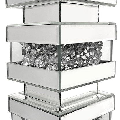 ACME Furniture - Noralie Table Lamp - Mirrored & Faux Diamonds - 40242 view 4