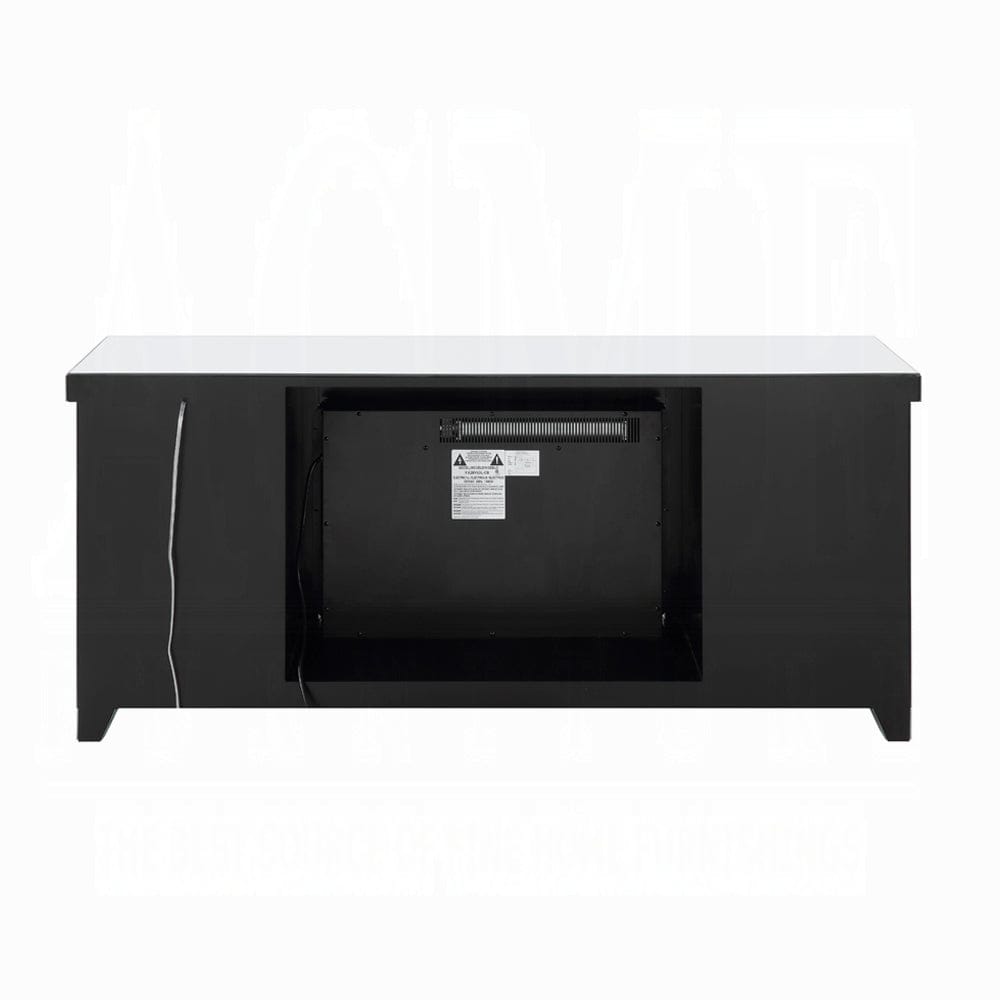 ACME Furniture - Noralie TV Stand w/Fireplace & LED - Mirrored & Faux Diamonds - LV00315 view 4