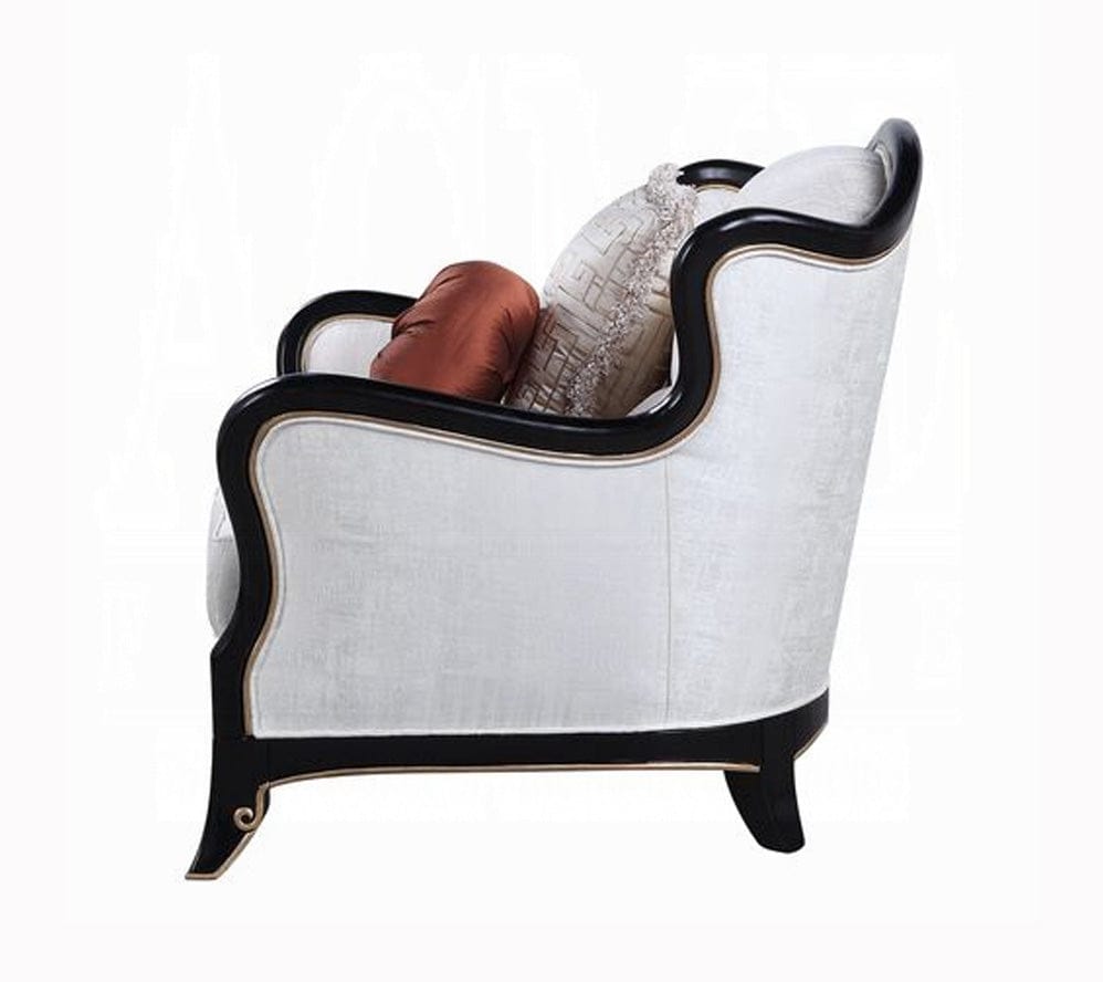 ACME Furniture - Nurmive Chair w/2 Pillows - Beige - LV00253 view 3