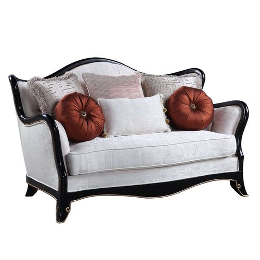 ACME Furniture - Nurmive Loveseat w/6 Pillows - Beige - LV00252 veiw 1