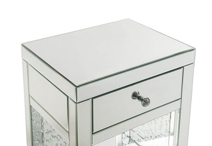 ACME Furniture - Nysa Accent Table - Mirrored & Faux Crystals - 97959 veiw 3
