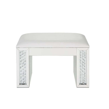 ACME Furniture - Nysa Vanity Stool - 90158 veiw 2