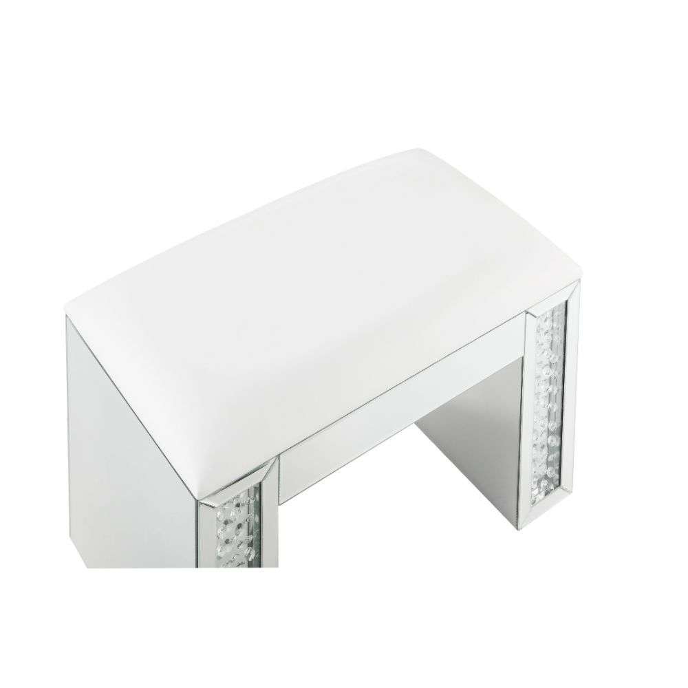 ACME Furniture - Nysa Vanity Stool - 90158 veiw 4