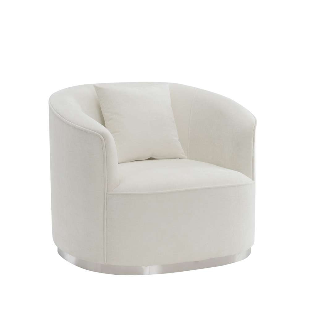 ACME Furniture - Odette Chair w/1 Pillow - Beige Chenille - LV01919 veiw 1
