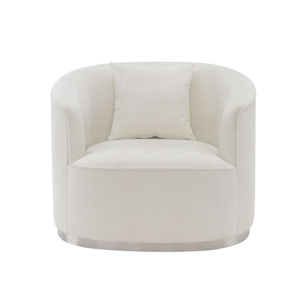 ACME Furniture - Odette Chair w/1 Pillow - Beige Chenille - LV01919 veiw 2