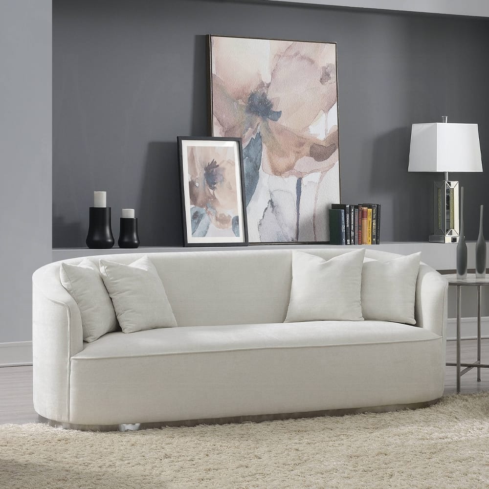 ACME Furniture - Odette Sofa w/4 Pillows - Beige Chenille - LV01917 view 5