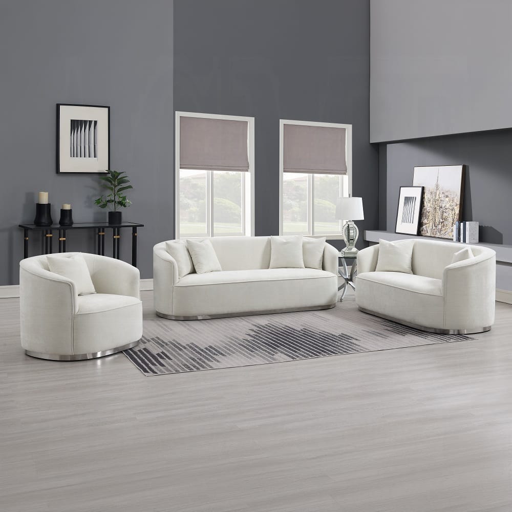 ACME Furniture - Odette Sofa w/4 Pillows - Beige Chenille - LV01917 view 7
