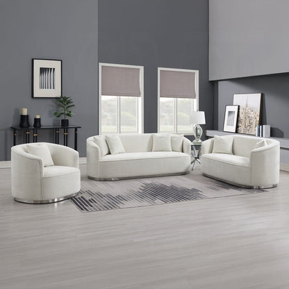 ACME Furniture - Odette Sofa w/4 Pillows - Beige Chenille - LV01917 view 7