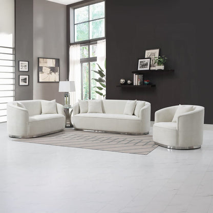 ACME Furniture - Odette Sofa w/4 Pillows - Beige Chenille - LV01917 view 8