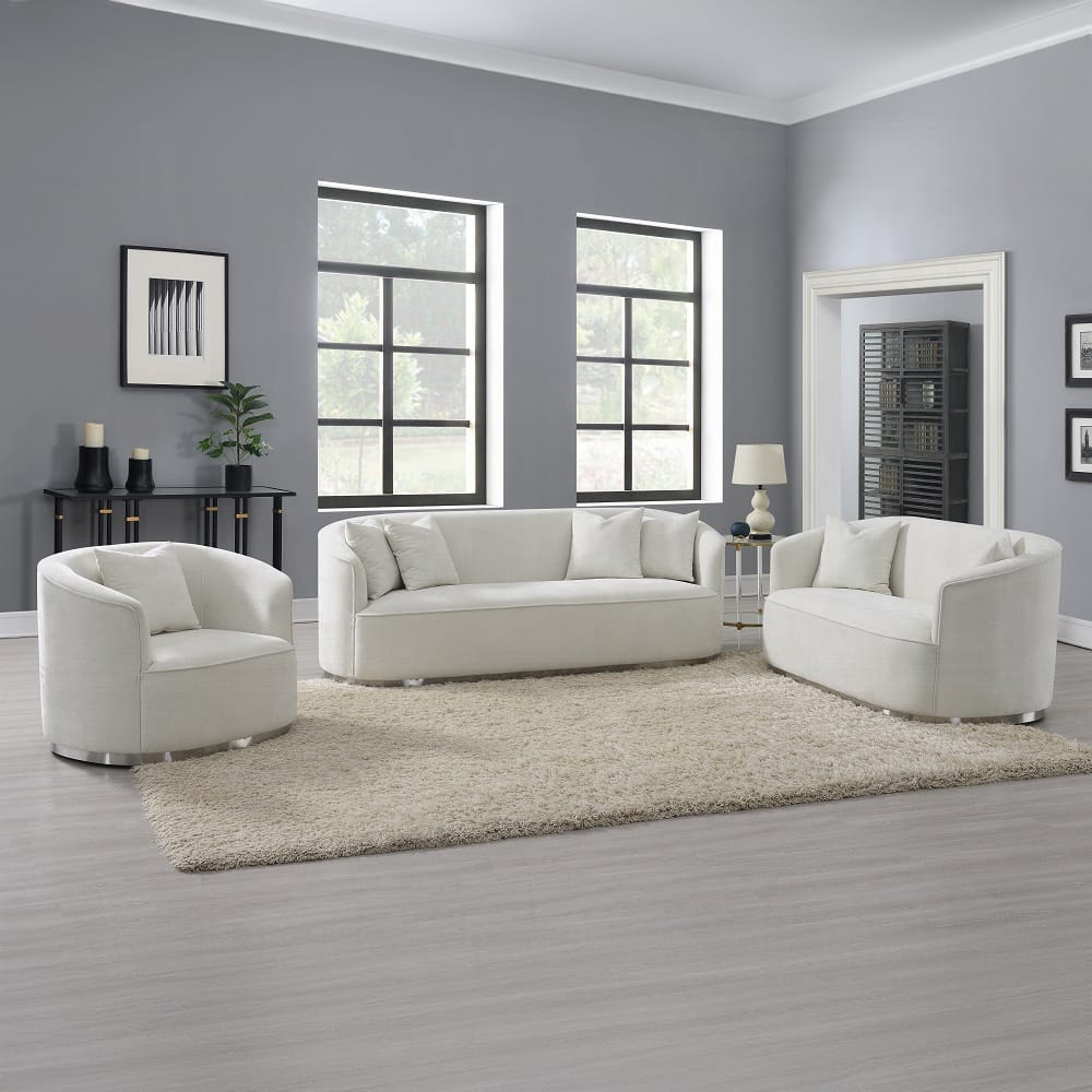 ACME Furniture - Odette Sofa w/4 Pillows - Beige Chenille - LV01917 view 9