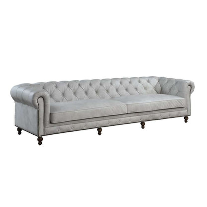 ACME Furniture - Ofer Sofa - Vintage White Top Grain Leather - LV02404 view 1