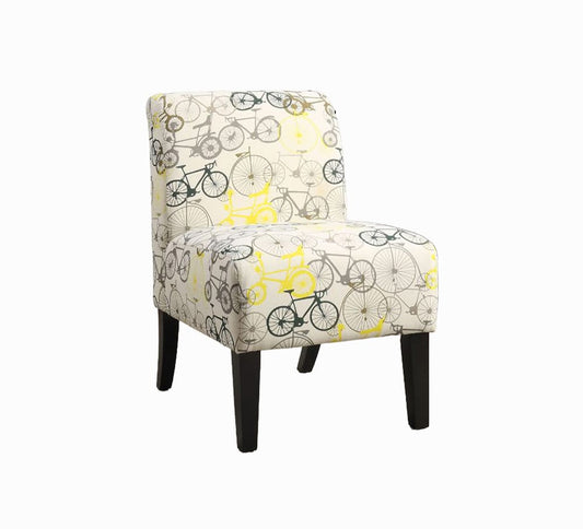 ACME Furniture - Ollano - Accent Chair - Pattern Fabric (Bike) - 59438 view 1