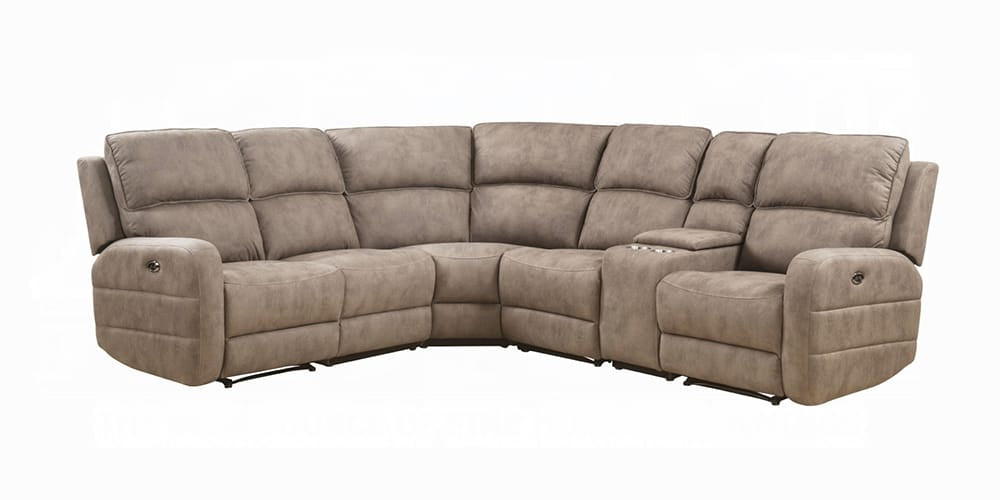 ACME Furniture - Olwen Sectional Sofa (Power Motion & USB) - 54590 view 1